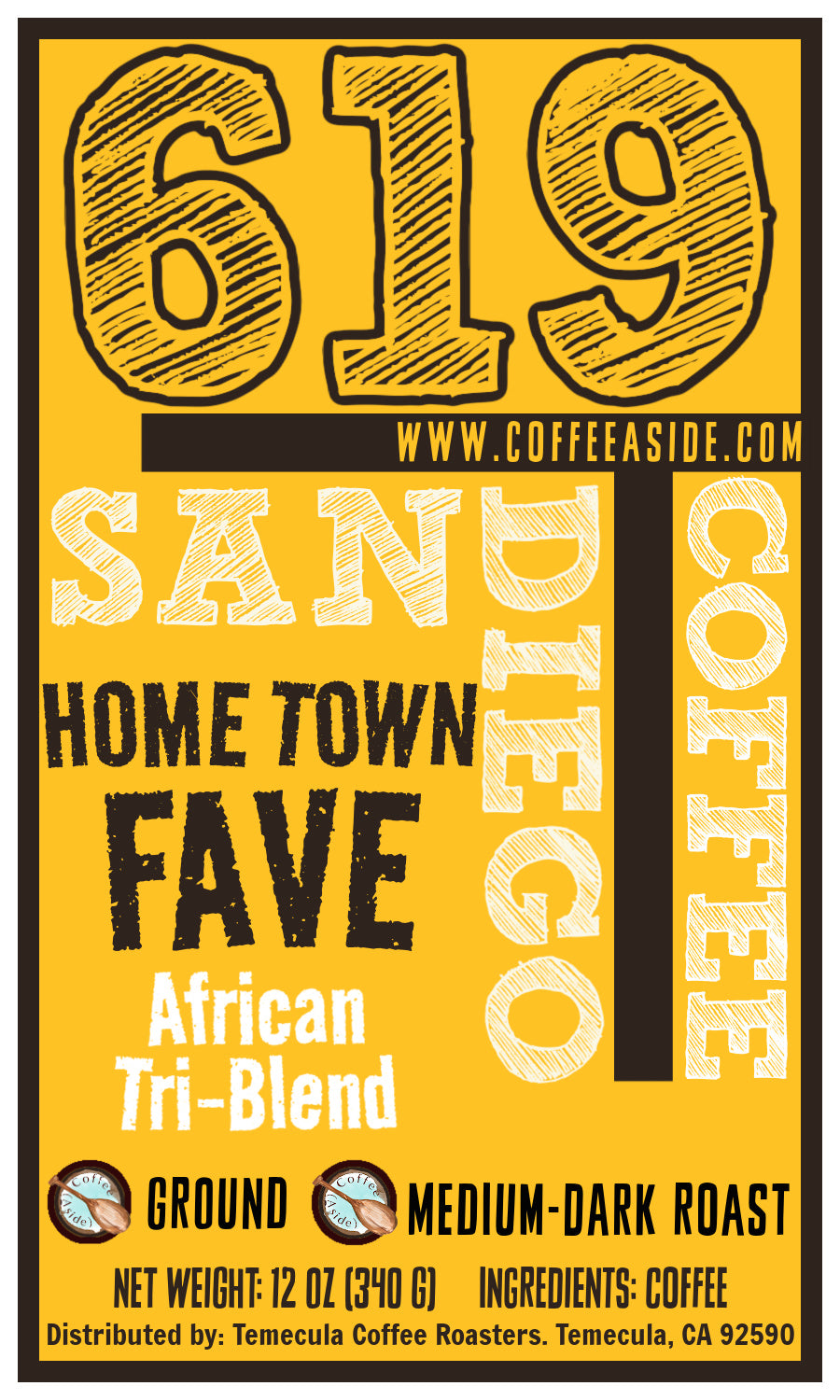 Hometown FAVE (African Tri-Blend); 12oz. [FREE SHIPPING]