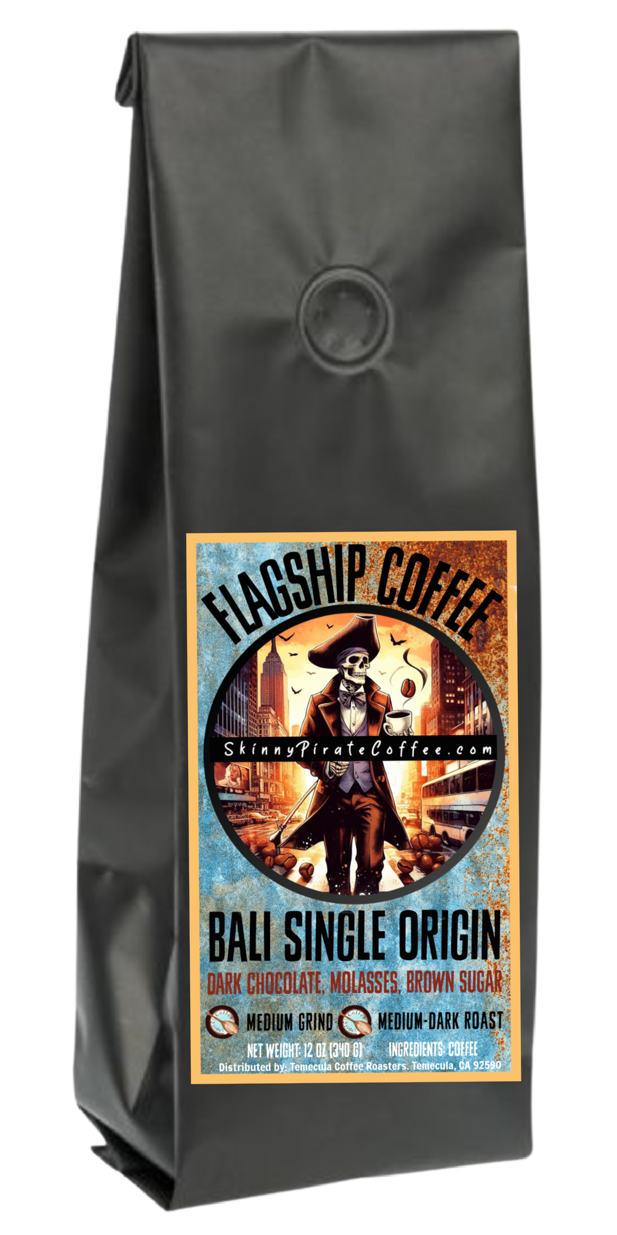 "Flagship Coffee" (Bali Blue); 12oz. [FREE SHIPPING]