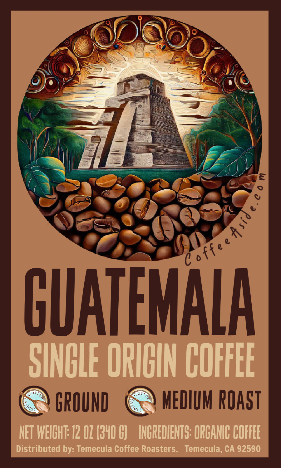 Fairtrade® Organic Guatemala Single Origin; 12oz. [FREE SHIPPING]