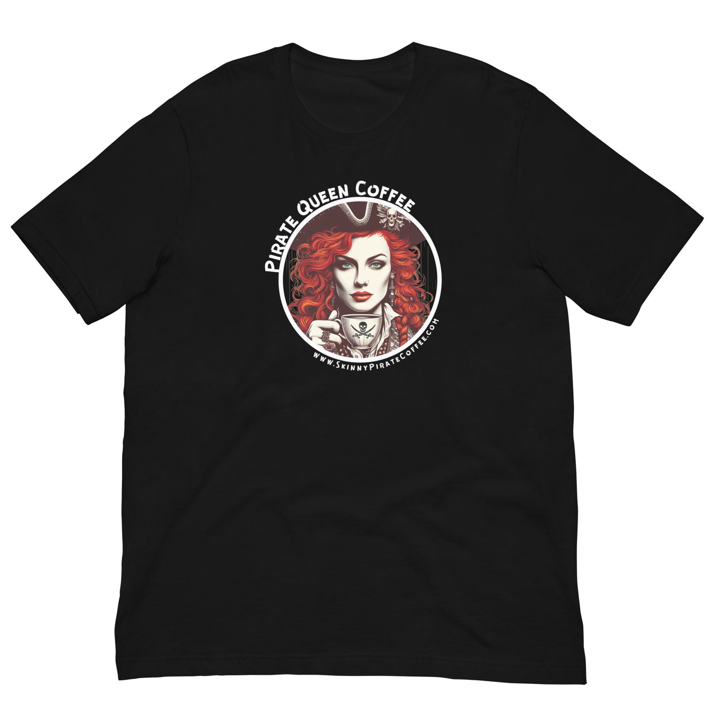 "Pirate Queen Coffee" Unisex t-shirt (Regular Fit / Soft)