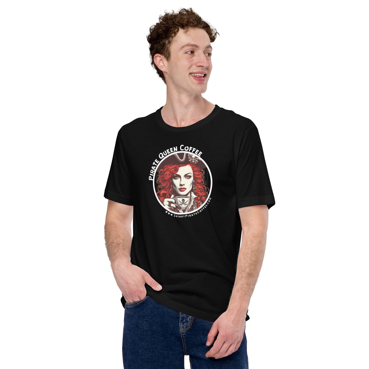 "Pirate Queen Coffee" Unisex t-shirt (Regular Fit / Soft)