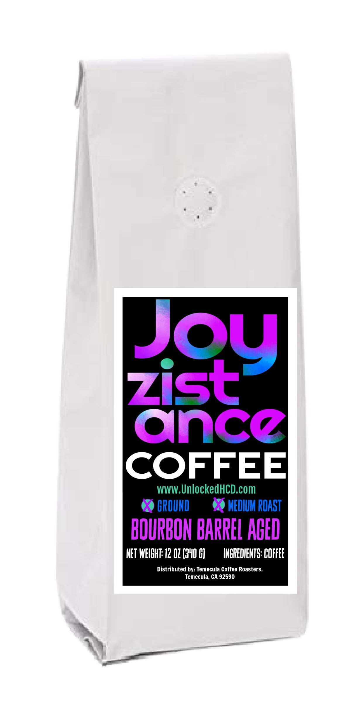 Joyzistance Coffee (Bourbon Barrel Aged); 12oz [FREE SHIPPING]